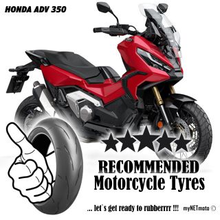 Tire set for HONDA ADV 350