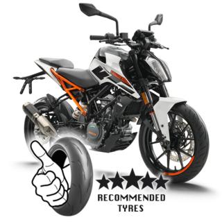 KTM 125 DUKE (2017 - ) Motorcycle tires- myNETmoto