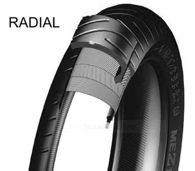 Unterschied zwischen Radial und Diagonal Motorradreifen