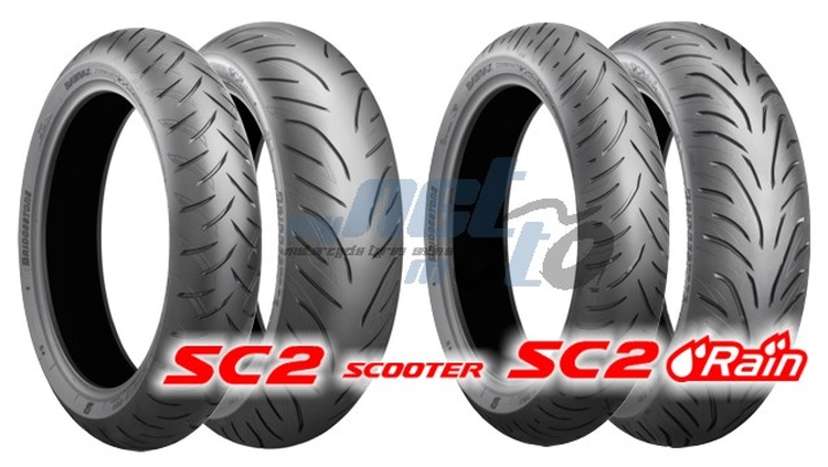 Pneu BRIDGESTONE BATTLAX SCOOTER REAR Yamaha X-Max 125 - 250 140