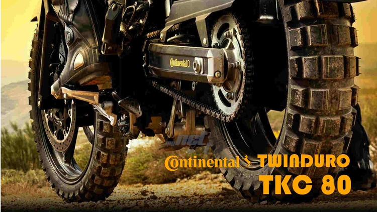 Pneu Moto Continental TKC80 3.25-18 59S TT M+S - Pneu Tout Terrain, Polyvalent - Pour Trail, Aventure