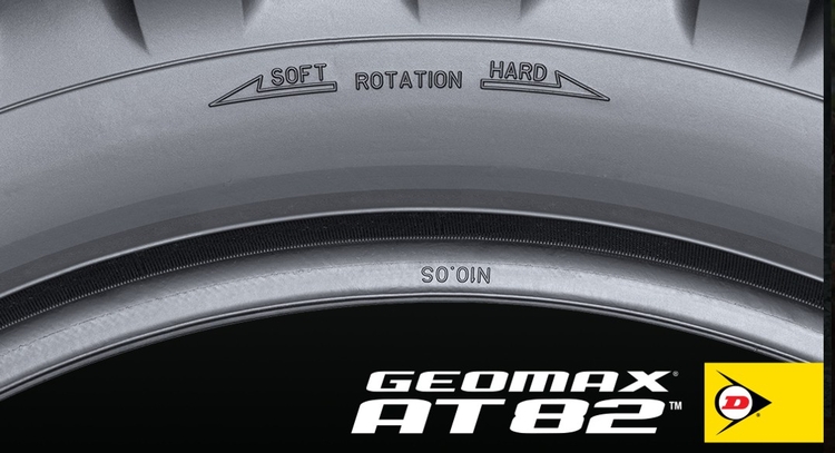 Dunlop is introducing the new Dunlop Geomax AT82