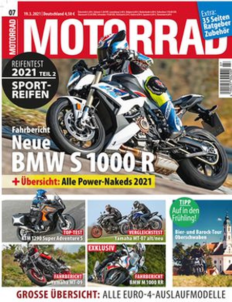 Motorradreifen Test der Zeitschriften PS und Motorrad - Sportreifen
