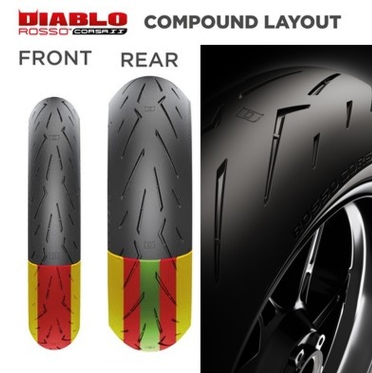 PIRELLI II - CORSA DIABLO ROSSO myNETmoto Motorradreifen-