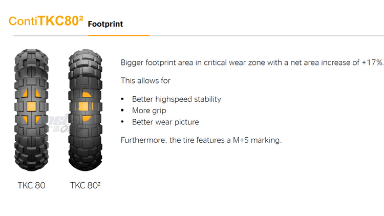 El nuevo Continental TKC 80 de segunda generación: el neumático todoterreno más resistente de Continental para motocicletas.