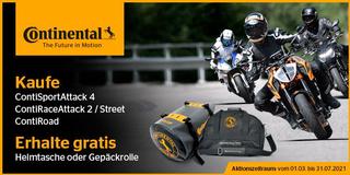 Continental Motorradreifen Promotion 