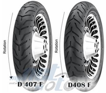 Dunlop D407F front tyres will be changing over to D408F 