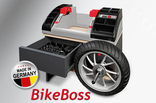 Auswuchtmaschine für Motorradreifen