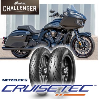 Metzeler Cruisetec on the new 2020  INDIAN CHALLENGER