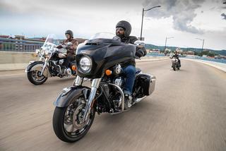 several new Indian Motorcycle models equipped with tires of the blue elephant brand