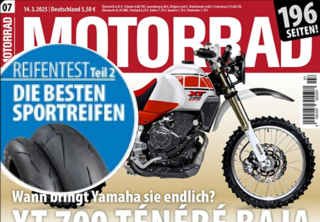 Sport / Hypersport motorcycle tires in the 2025 test of the magazine MOTORRAD