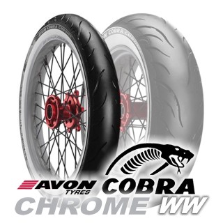 Avon COBRA CHROME 150/80 R16 (71V) Avon Cobra Chrome AV91 WW Front Tire Tubeless Custom,Touring,WWW Motorcycle Tires M/C 