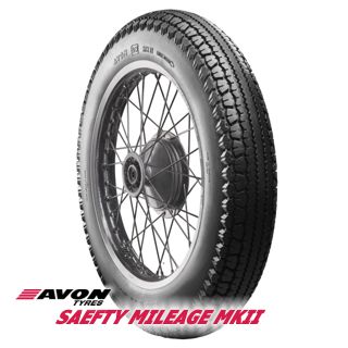 Avon SAFETY MILEAGE 5.00 -16 (69S) Avon Safety Mileage MK II AM7 C Anteriore / Posteriore TubeType - necesita camera d'aira Classico / d'epoca Pneumatici Moto M/C 