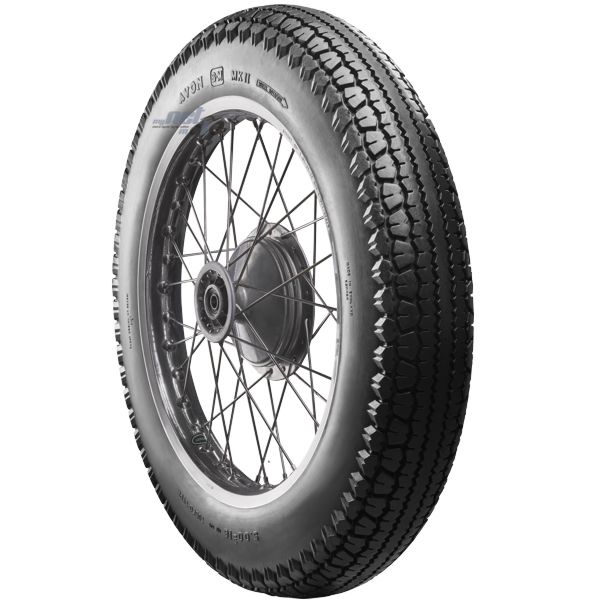 Avon SAFETY MILEAGE 5.00 -16 (69S) Avon Safety Mileage MK II AM7 C Tire ta 'quddiem / Tire ta 'wara TubeType Classic Tajers tal-muturi M/C 