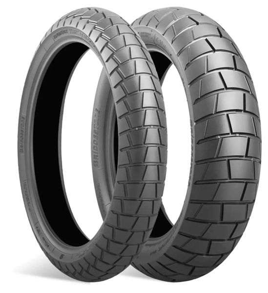 Bridgestone AT41 120/70 R19 (60V) Bridgestone AT41 Adventure Trail Tire ta 'quddiem Tubeless  Tajers tal-muturi M/C 