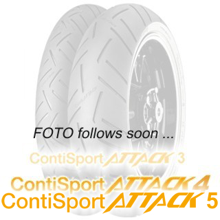180/55 ZR17 (73W) Continental ContiSportAttack 5 / Continental 180/55 ZR17 (73W) Continental ContiSportAttack 5 / Continental
