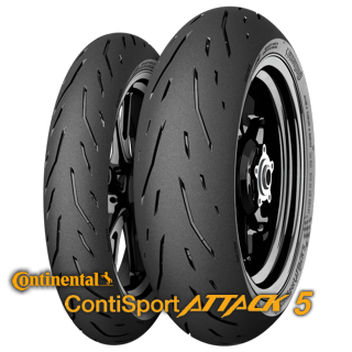 180/55 ZR17 (73W) Continental ContiSportAttack 5 / Continental 180/55 ZR17 (73W) Continental ContiSportAttack 5 / Continental