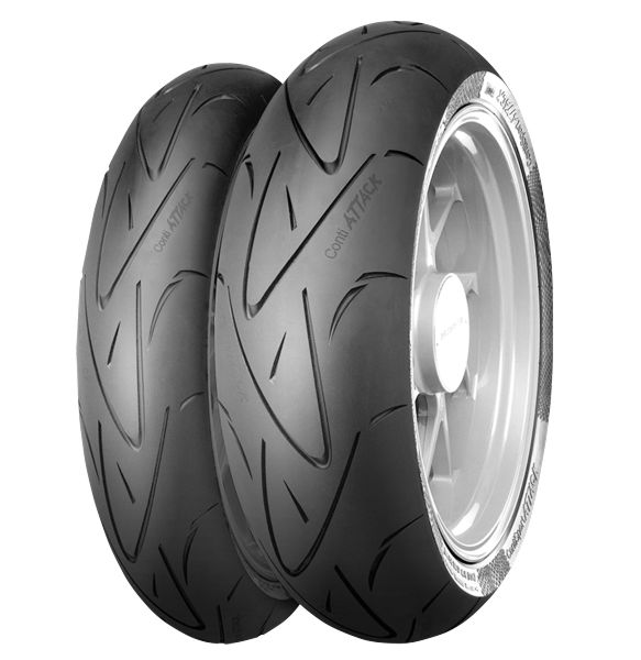 Continental SPORTATTACK 120/70 ZR17 (58W) Continental SPORTATTACK Anteriore Tubeless - no necesita camera d'aira Sport Pneumatici Moto M/C Continental SPORTATTACK 120/70 ZR17 (58W) Continental SPORTATTACK Anteriore Tubeless - no necesita camera d'aira Sport Pneumatici Moto M/C