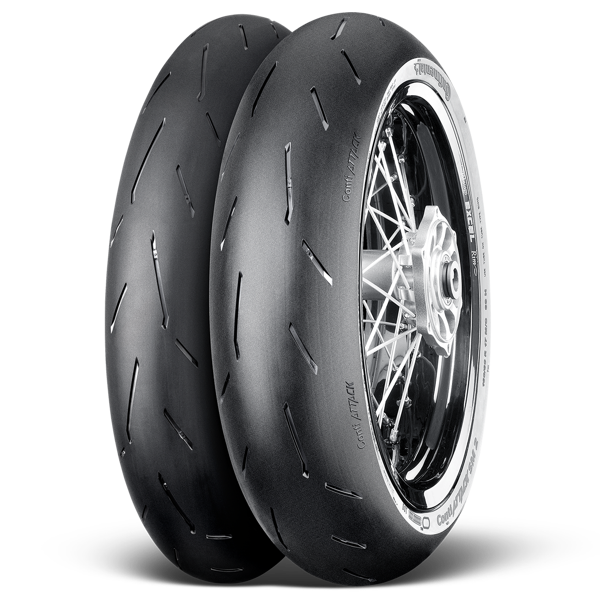 Continental CONTIATTACK SM 2 150/60 R17 (66H) Continental ContiAttack SM 2 Posteriore Tubeless - no necesita camera d'aira Supermotard Pneumatici Moto M/C 