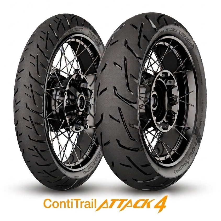 Continental Trail Attack 4 170/60 R17 (72V) Continental ContiTrailAttack 4 Rear Tire Tubeless Adventure Motorcycle Tires M/C 