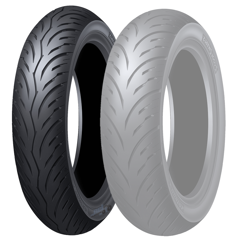 Dunlop SCOOTSMART 100/80 -14 (48P) Dunlop ScootSmart 2 εμπρός ελαστικό Συμπαγής Scooter μοτοσικλέτα λάστιχα M/C 