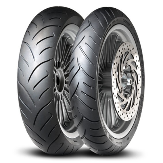 Dunlop SCOOTSMART 3.50 -10 (51P) Dunlop ScootSmart Front Tire / Rear Tire Tubeless Scooter Motorcycle Tires M/C 