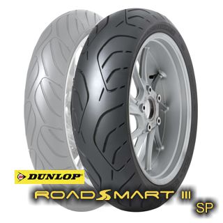 Dunlop ROADSMART III 190/55 ZR17 (75W) Dunlop ROADSMART III SP Rear Tire Tubeless Touring Motorcycle Tires M/C 