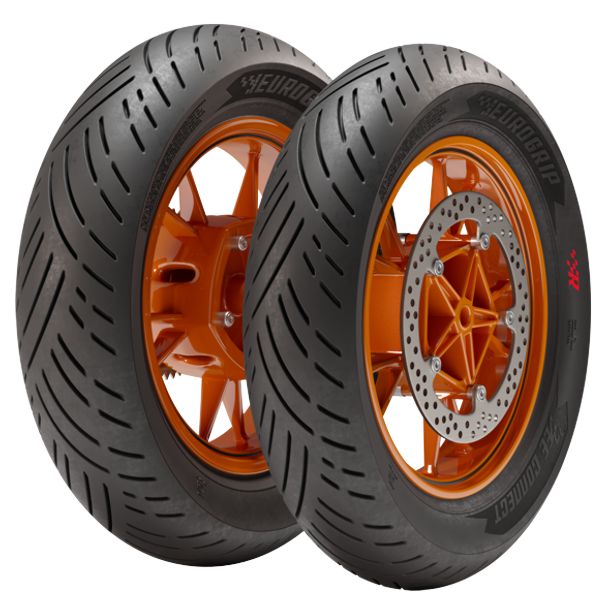 Eurogrip Bee Connect 120/80 -12 (65S) Eurogrip Bee Connect Front Tire / Rear Tire Tubeless Scooter Motorcycle Tires M/C 
