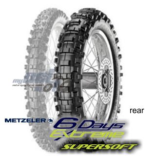 Metzeler MCE SIX DAYS 140/80 -18 TT (70M) Metzeler MCE SIX DAYS EXTREME 