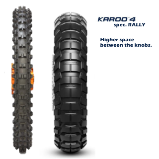 Metzeler KAROO 4 140/80 -18 (70S) Metzeler Karoo 4 Rally galinė padanga Tubeless - padanga skirta naudoti be kameros Adventure,_ M&S Padangos M/C 