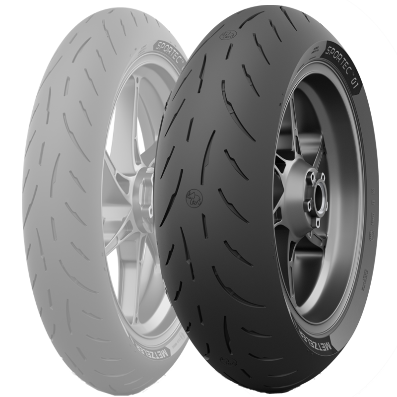 Metzeler SPORTEC 01 180/55 ZR17 (73W) Metzeler SPORTEC 01 Rear Tire Tubeless Sport Motorcycle Tires M/C  Metzeler SPORTEC 01 180/55 ZR17 (73W) Metzeler SPORTEC 01 Rear Tire Tubeless Sport Motorcycle Tires M/C