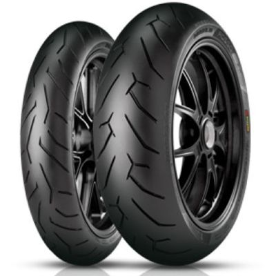 Pirelli DIABLO ROSSO II 180/55 ZR17 (73W) Pirelli Diablo Rosso II pneu arrière Pneu sans chambre à air Sport Pneus Moto M/C 