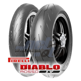 Pirelli Diablo Rosso IV Rear Motorcycle Tire - 200/60-17 (80W) With Free Keychain