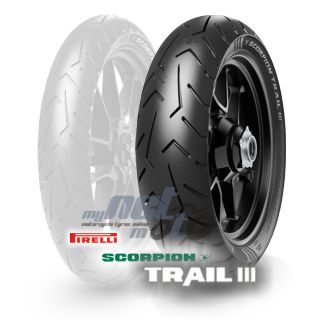 PIRELLI SCORPION TRAIL III 180/55 ZR17 (73W) Pirelli Scorpion Trail III  Posteriore Tubeless - no necesita camera d'aira Adventure,Touring Pneumatici  Moto M/C - myNETmoto